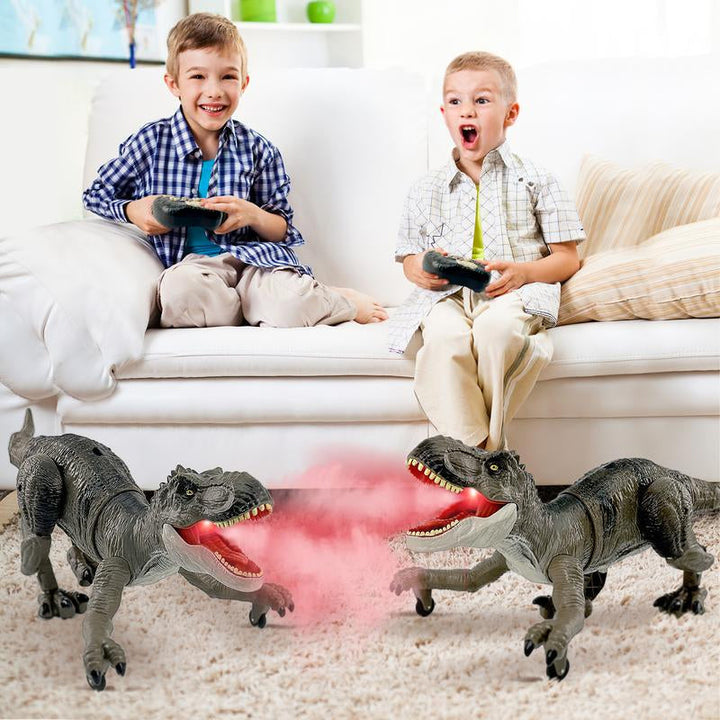 Toy dinosaur for kids with wireless RC controller and rechargeable battery