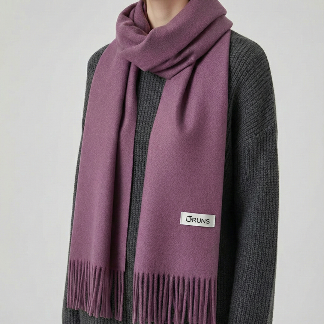 Comfortable women's winter wrap for daily styling