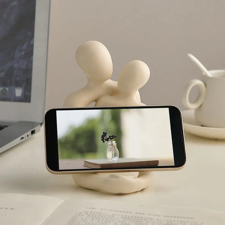 Elegant ceramic couple mood light presented as a unique home decor gift idea