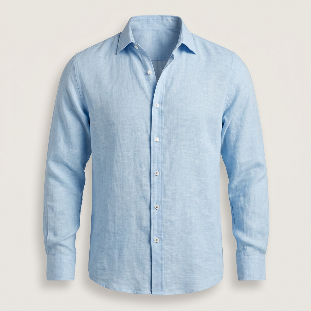 Men's long sleeve casual shirt in stylish everyday fashion design