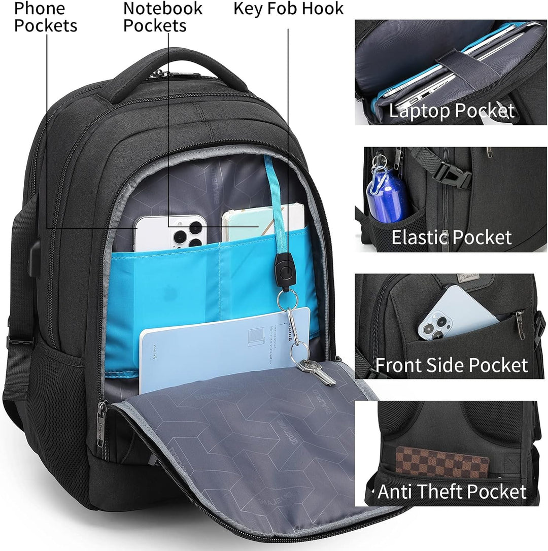 Compact yet roomy silhouette of the versatile commuter pack