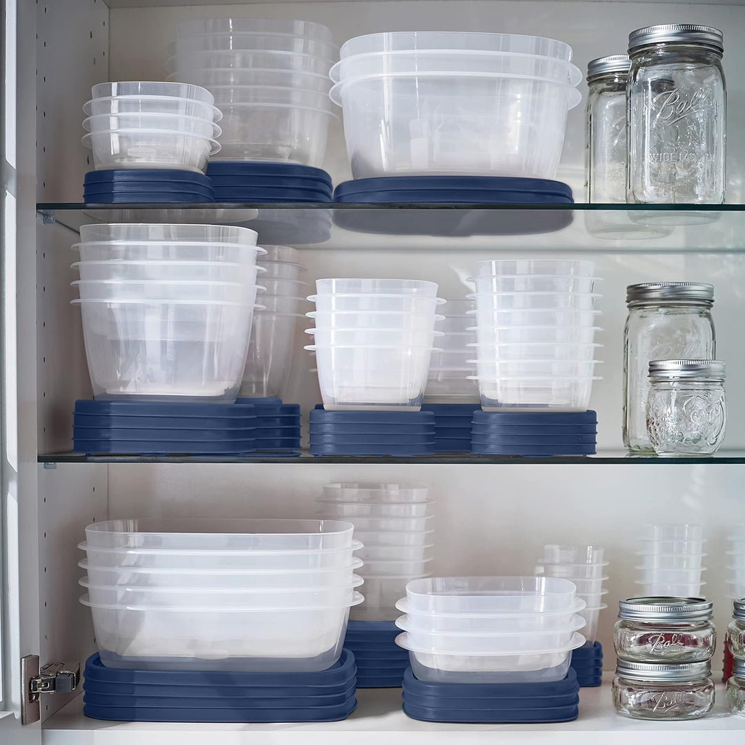 Kitchen organizer storage box with secure lid for fresh food preservation