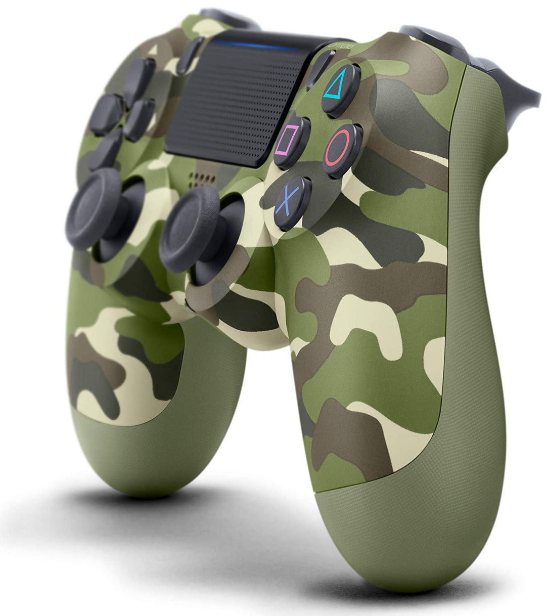 Camouflage Green Wireless Controller for PlayStation 4 close-up view