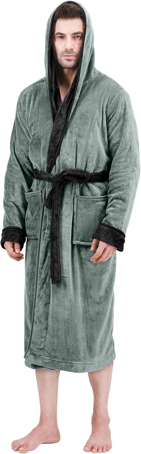 Luxurious fleece bathrobe offering ultimate relaxation