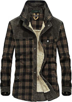Wesley | Men’s Plaid Borg-Lined Jacket