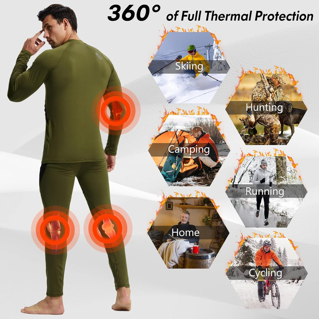 Thermal wear leggings showing seamless comfort technology