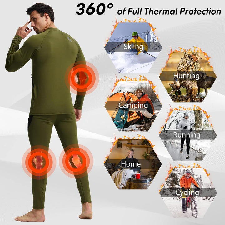 Thermal wear leggings showing seamless comfort technology