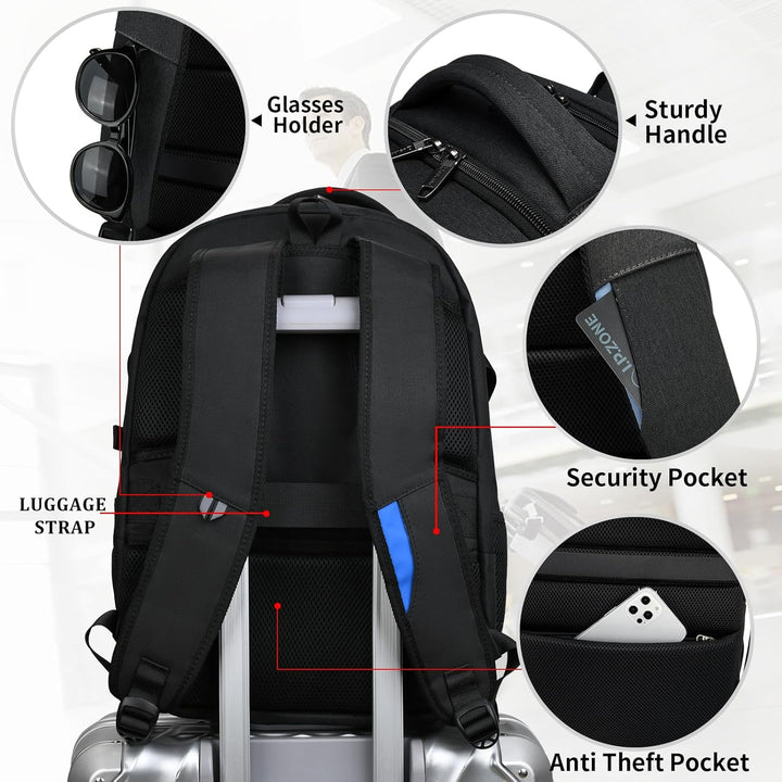 Detailed shot of the adjustable shoulder strap buckle mechanism