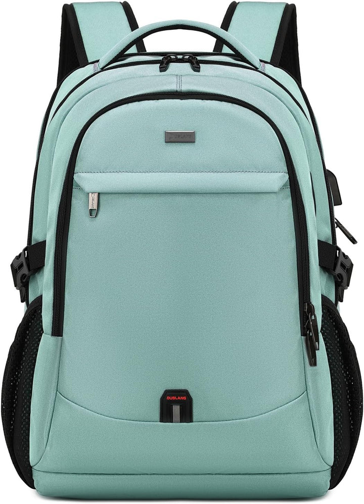 Flat lay of the versatile work backpack and daily essentials