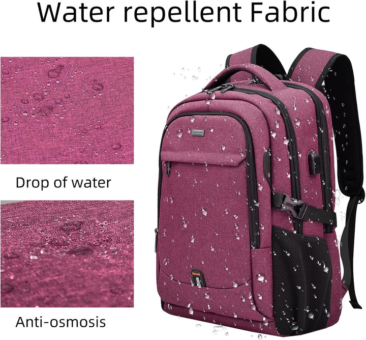 Structured frame maintaining the backpack shape when empty