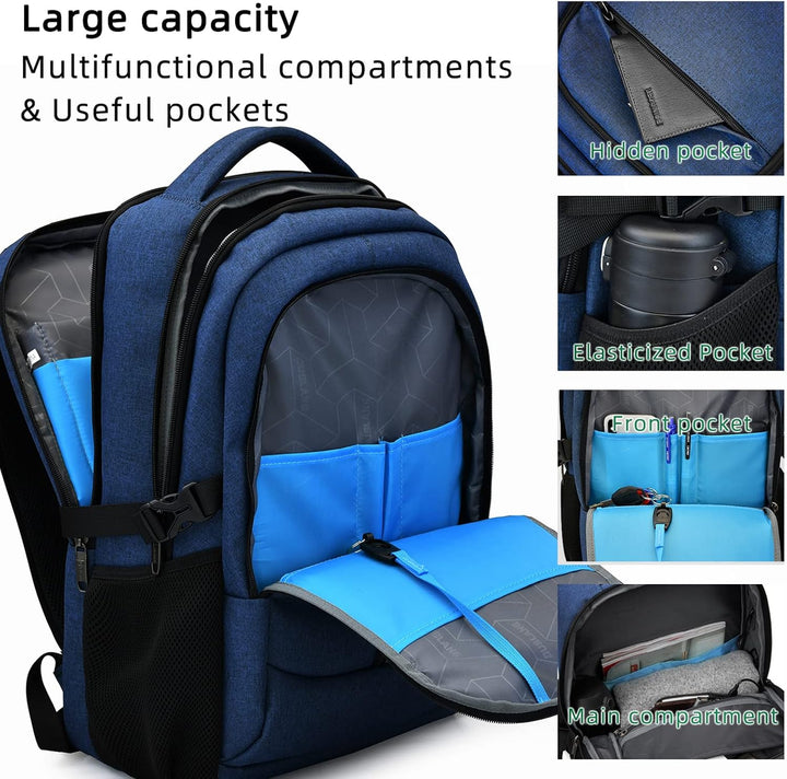 Interior mesh pocket organization for pens and small gadgets