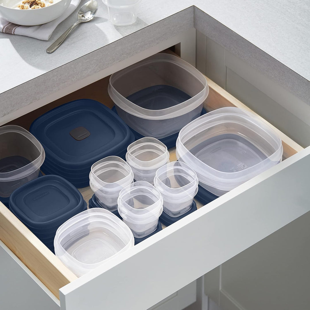 SealStack storage boxes neatly organized inside a kitchen drawer