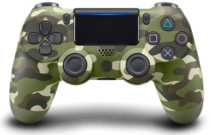 Gold wireless gaming controller for PlayStation 4 console