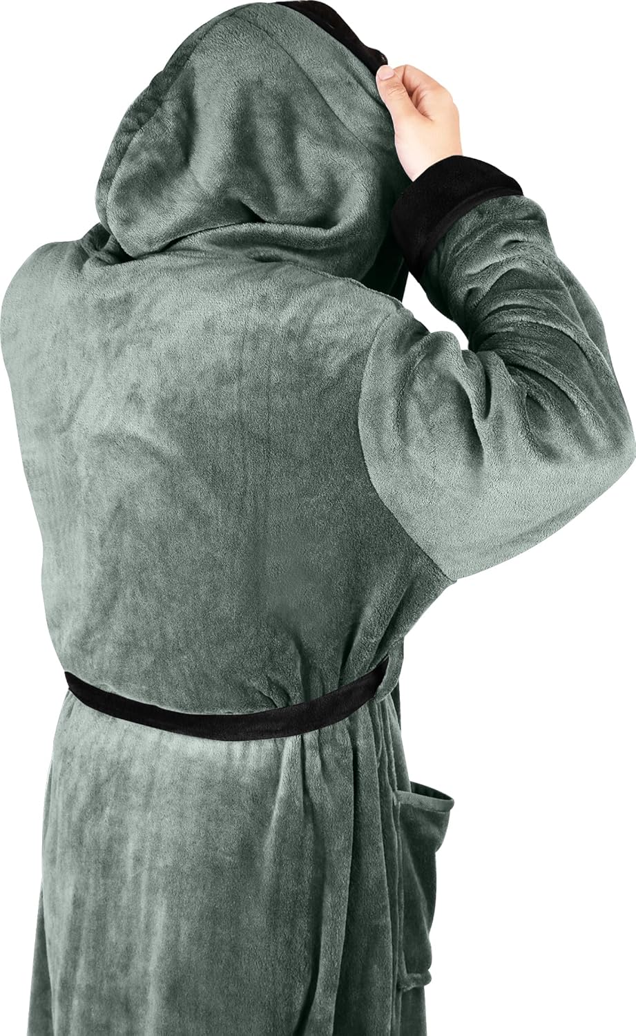Mens sleepwear robe suitable for after shower use