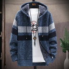Quade | Men’s Hooded Zip-Up Knit Jacket