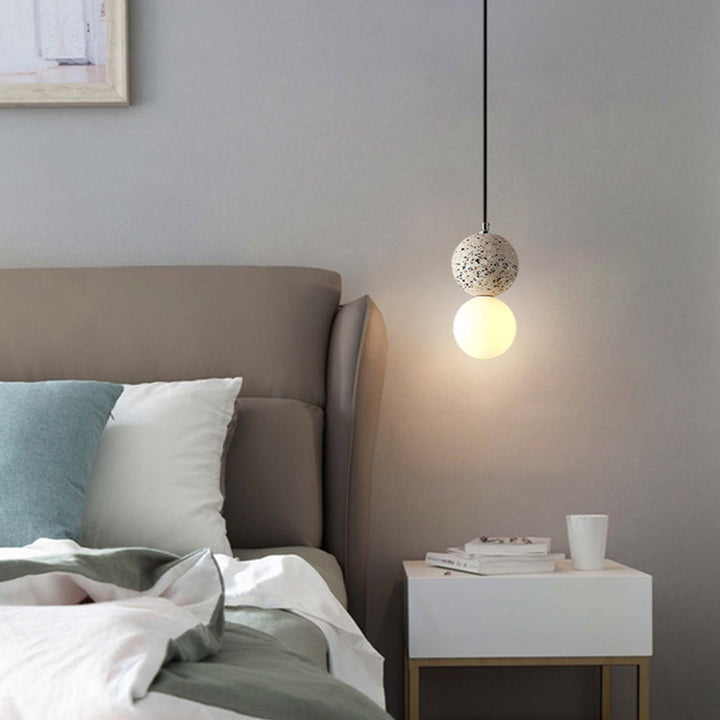 Illuminated modern lighting fixture showcasing bright and energy-efficient LED bulbs