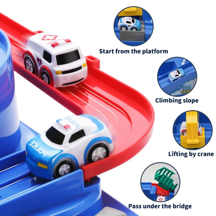 Child learning coordination with the screen-free motor skills toy