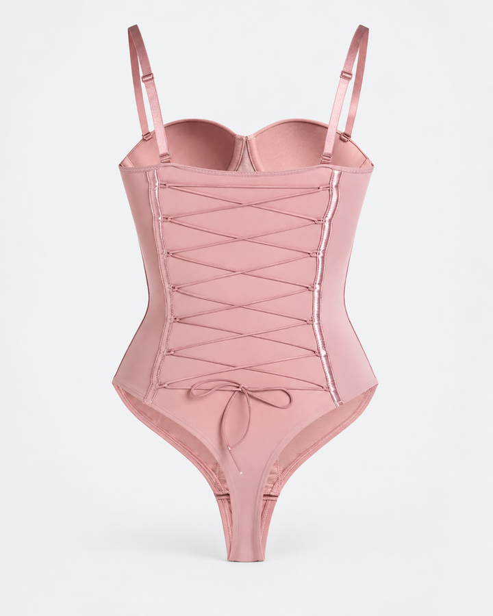 Stylish corset bodysuit shapewear designed for smooth everyday wear