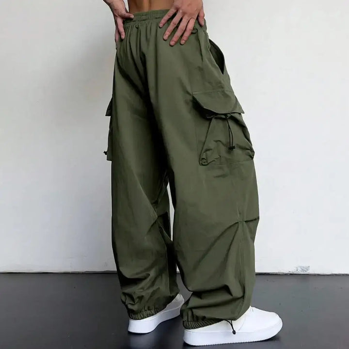 Cargo joggers styled with casual streetwear sneakers for daily wear