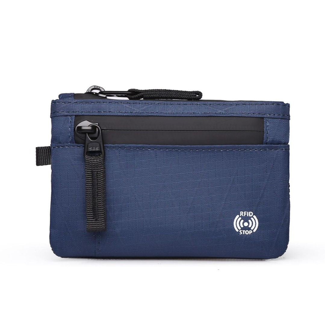 RFID blocking slim wallet in neutral color option
