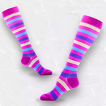 Purple 4 coloured stripes