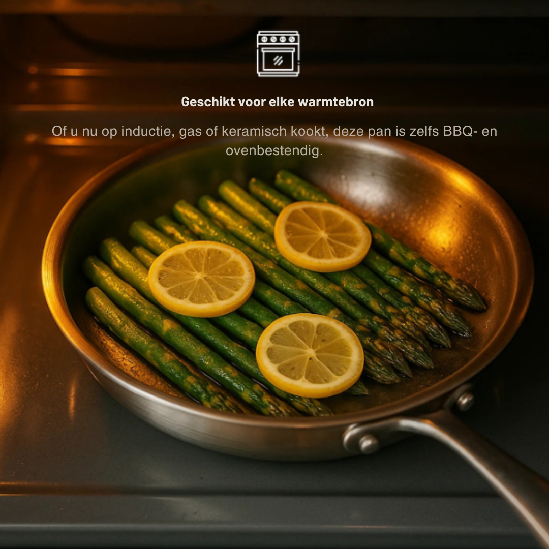 Essential kitchen bundle with titanium pan and cutting board