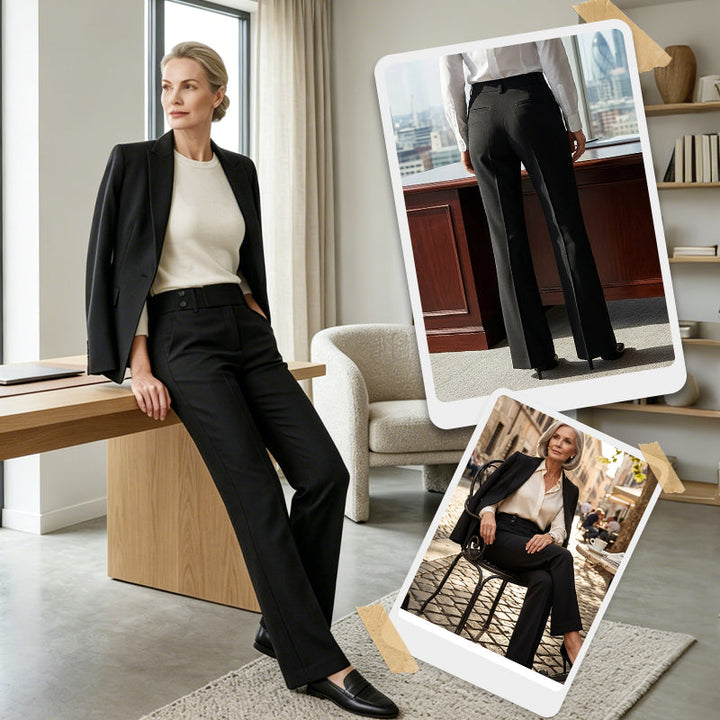 Comfortable women's flared trousers ideal for everyday wear