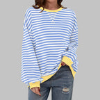 Denise | Women’s Oversized Striped Sweater