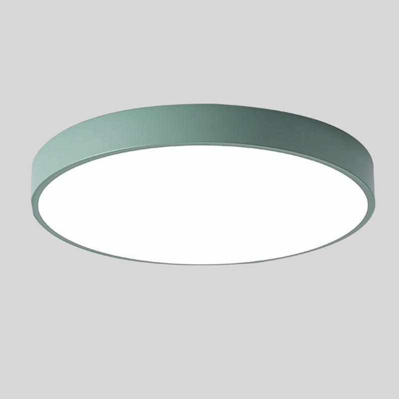 LED ceiling light glowing warmly, ideal for bedroom and living room decor