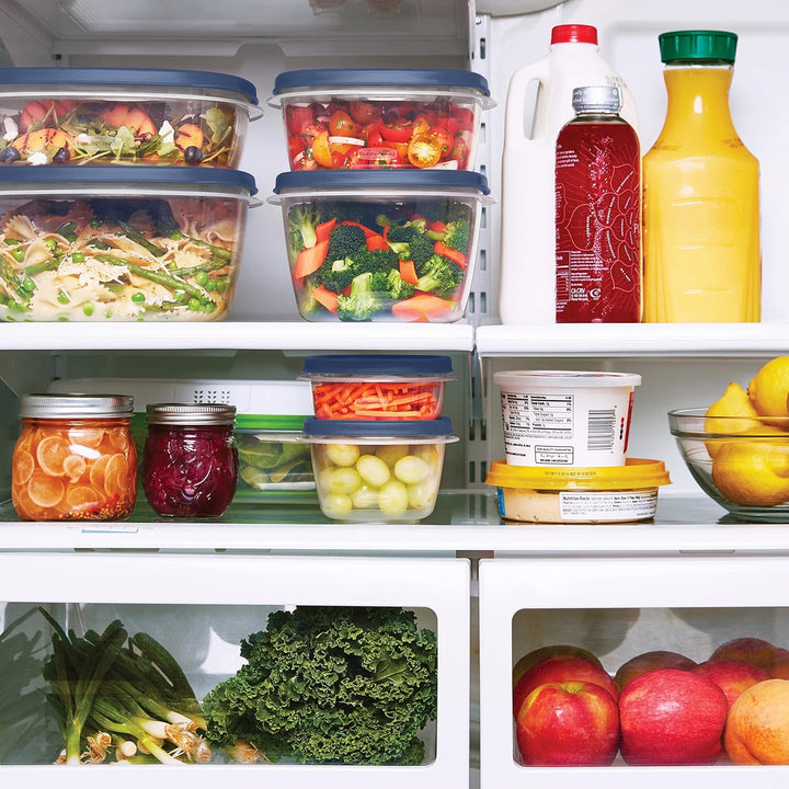 Stackable leak-proof kitchen storage boxes for pantry organization