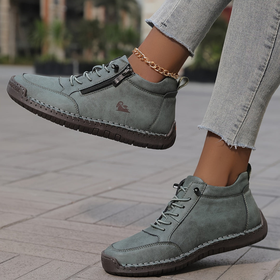 Durable walking shoes for women offering superior arch support