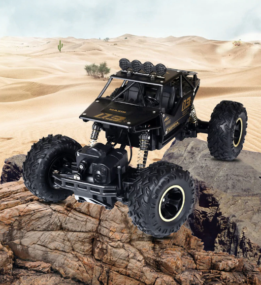 Unisex BeastRider All-Terrain RC Monster Truck action shot racing outdoors