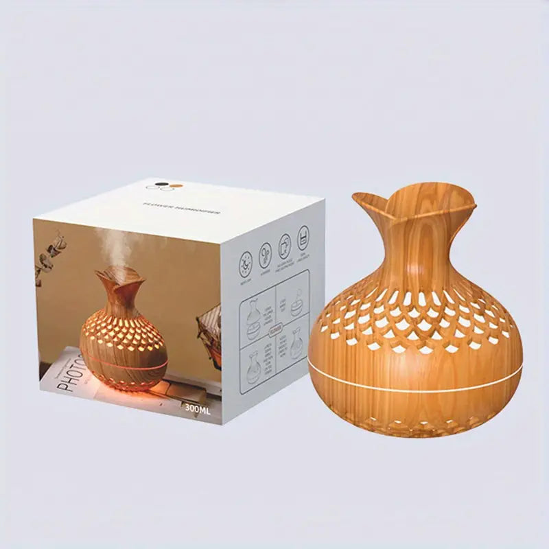 Top view of sleek essential oil diffuser for home aromatherapy