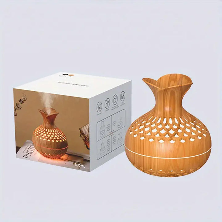 Top view of sleek essential oil diffuser for home aromatherapy
