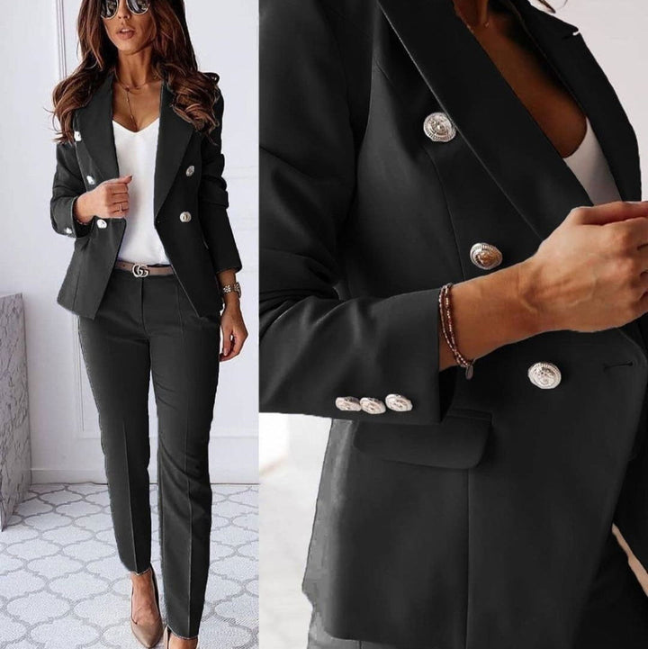 Smart casual womens blazer set ideal for workwear and formal occasions