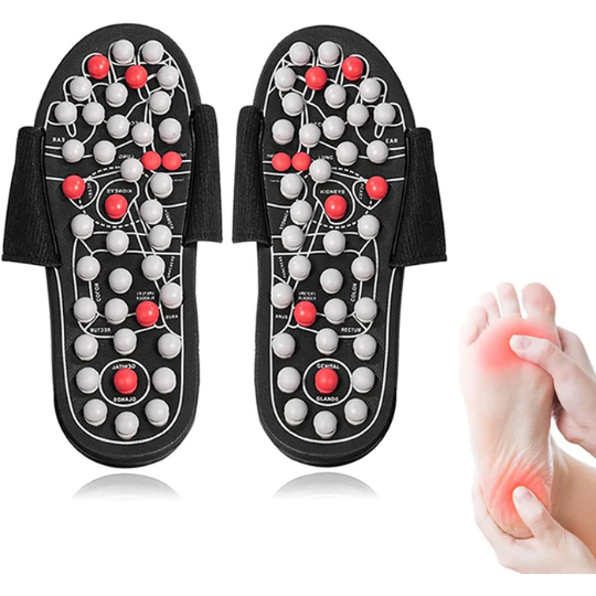 Comfortable unisex wellness sandals with acupressure technology