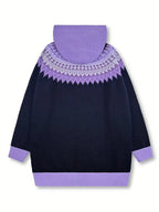 Mikhaela | Women’s Fair Isle Hooded Cardigan