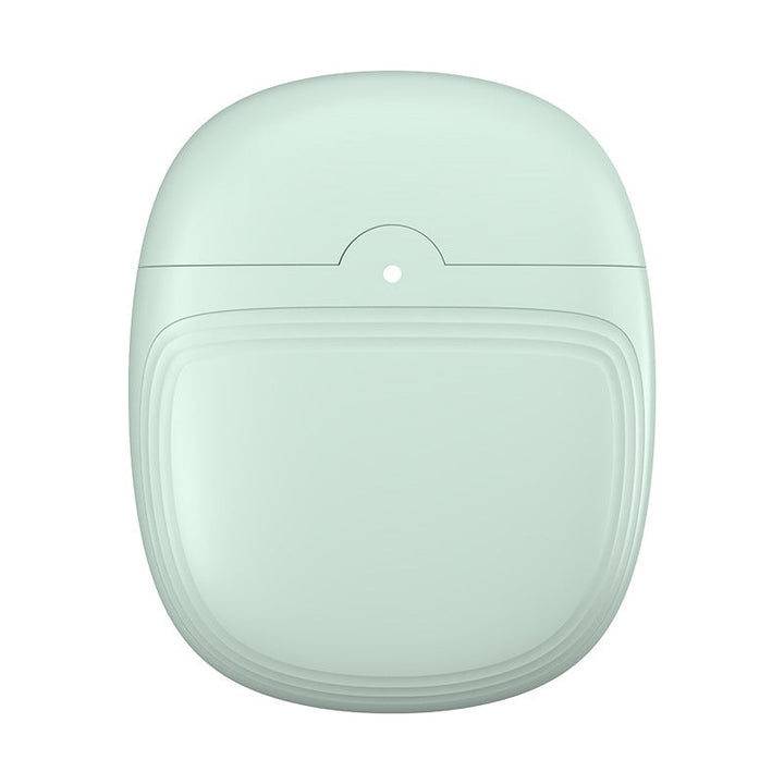 Green electric nail clipper front view