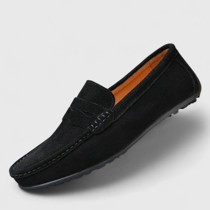 Close-up of premium leather texture and handcrafted stitching details