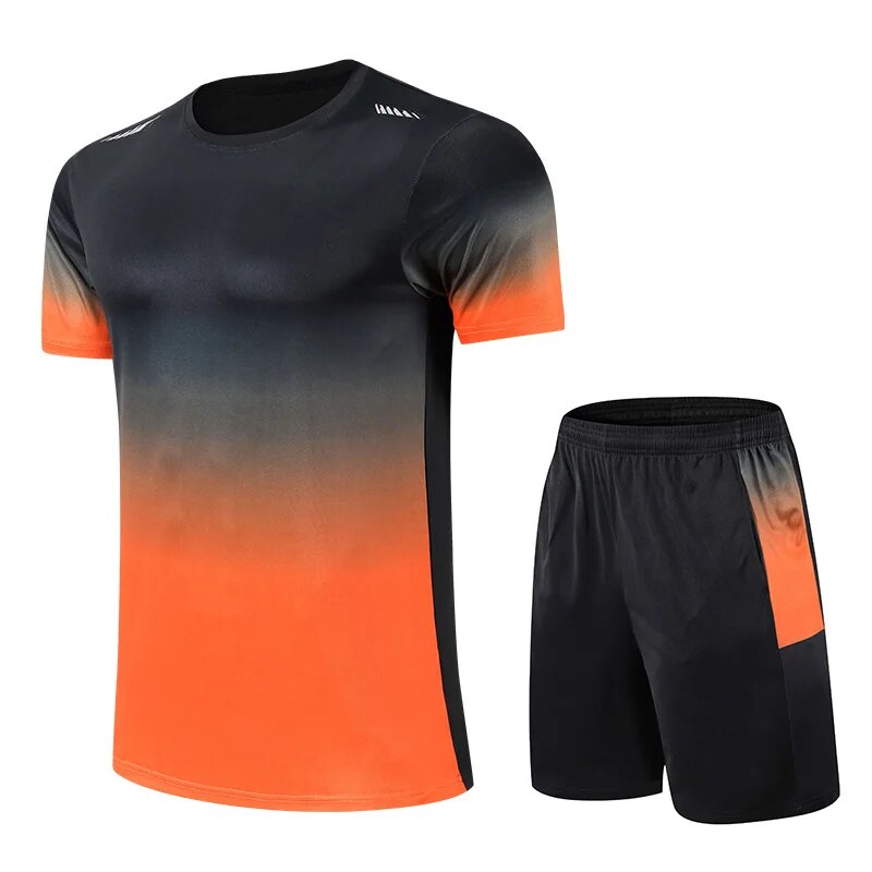 Running shorts with elastic waistband from mens athletic wear set