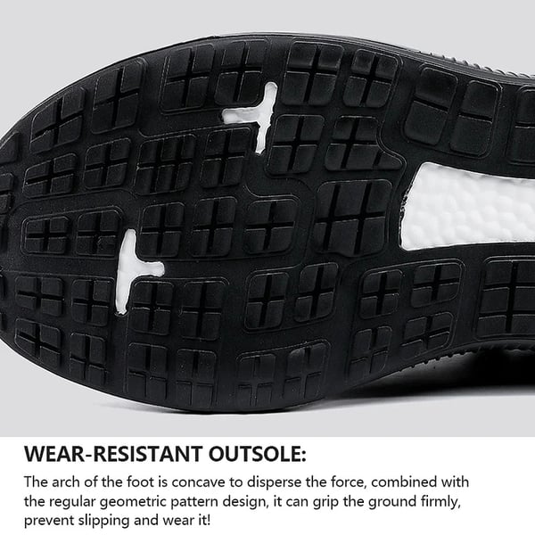 Durable black air cushion shoes designed for everyday wear