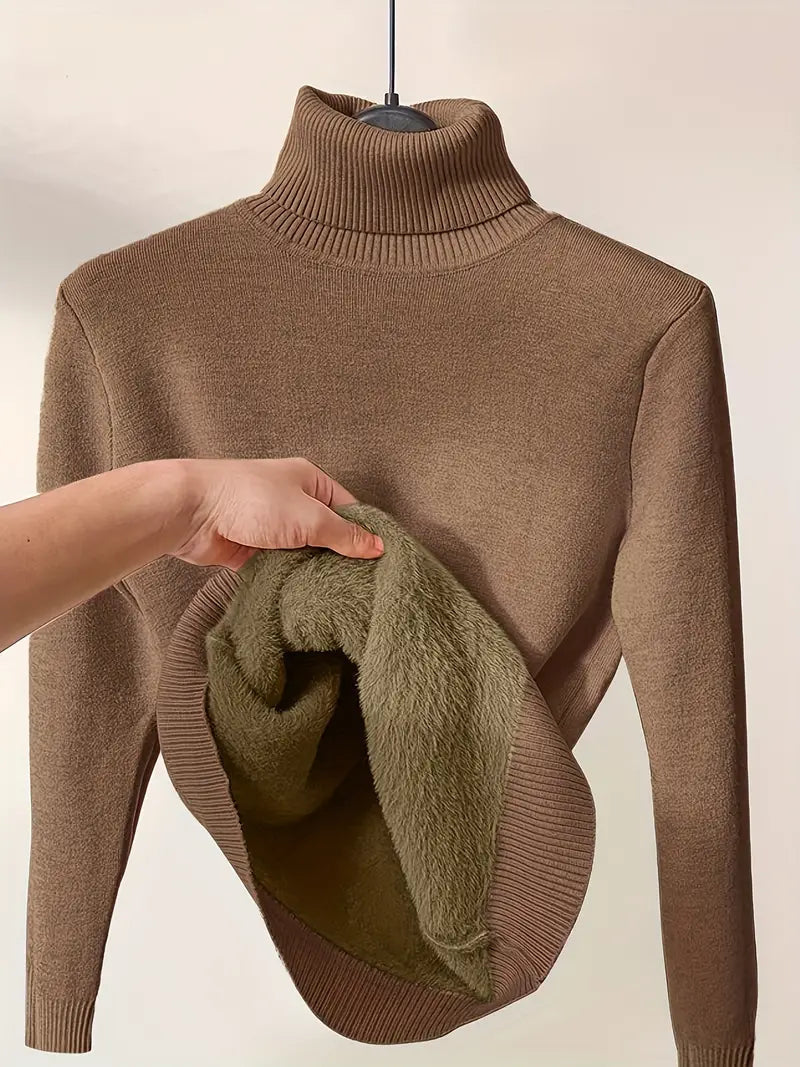 Olivienne | Women’s Soft Turtleneck Sweater