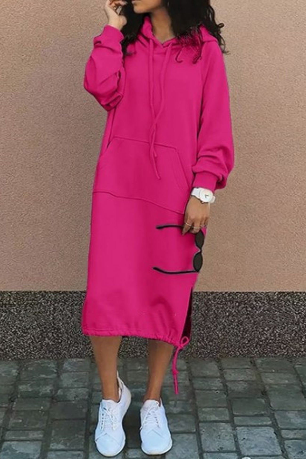 Odelisse | Women’s Longline Hooded Dress