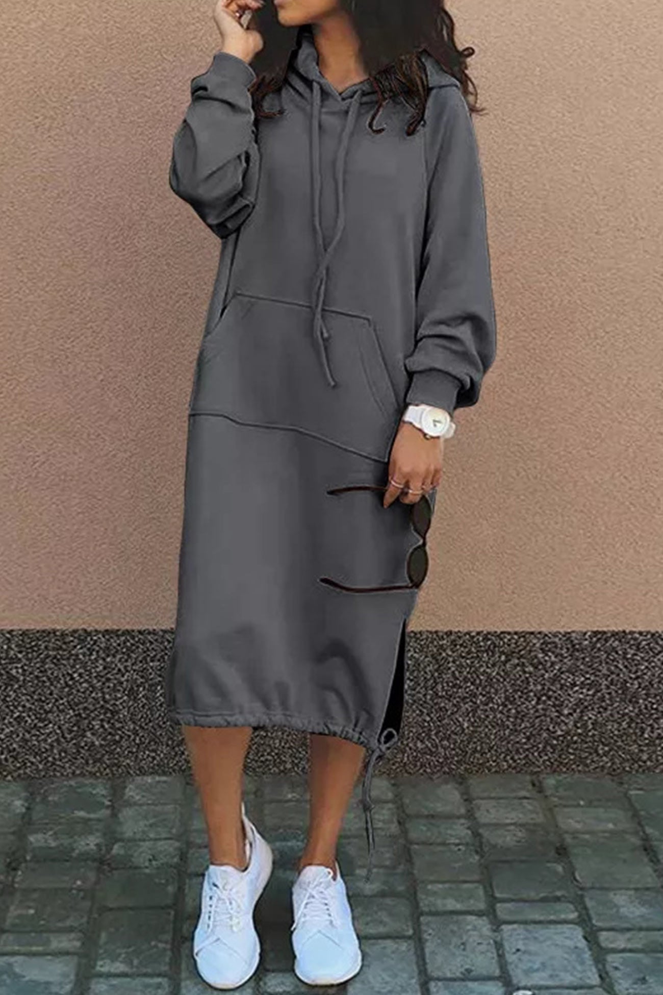 Odelisse | Women’s Longline Hooded Dress