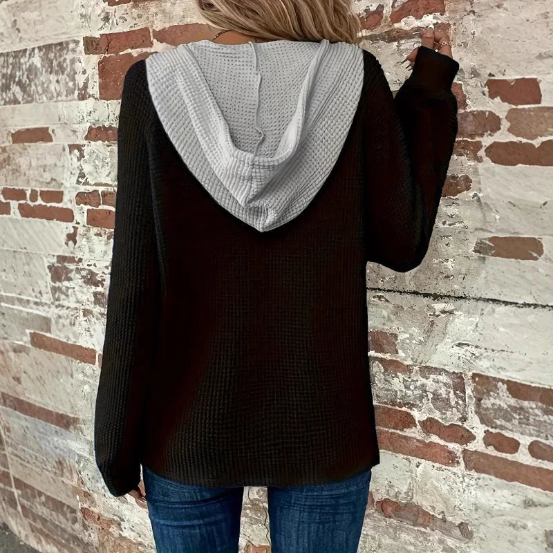 Nora | Women’s Contrast-Trim Sweater