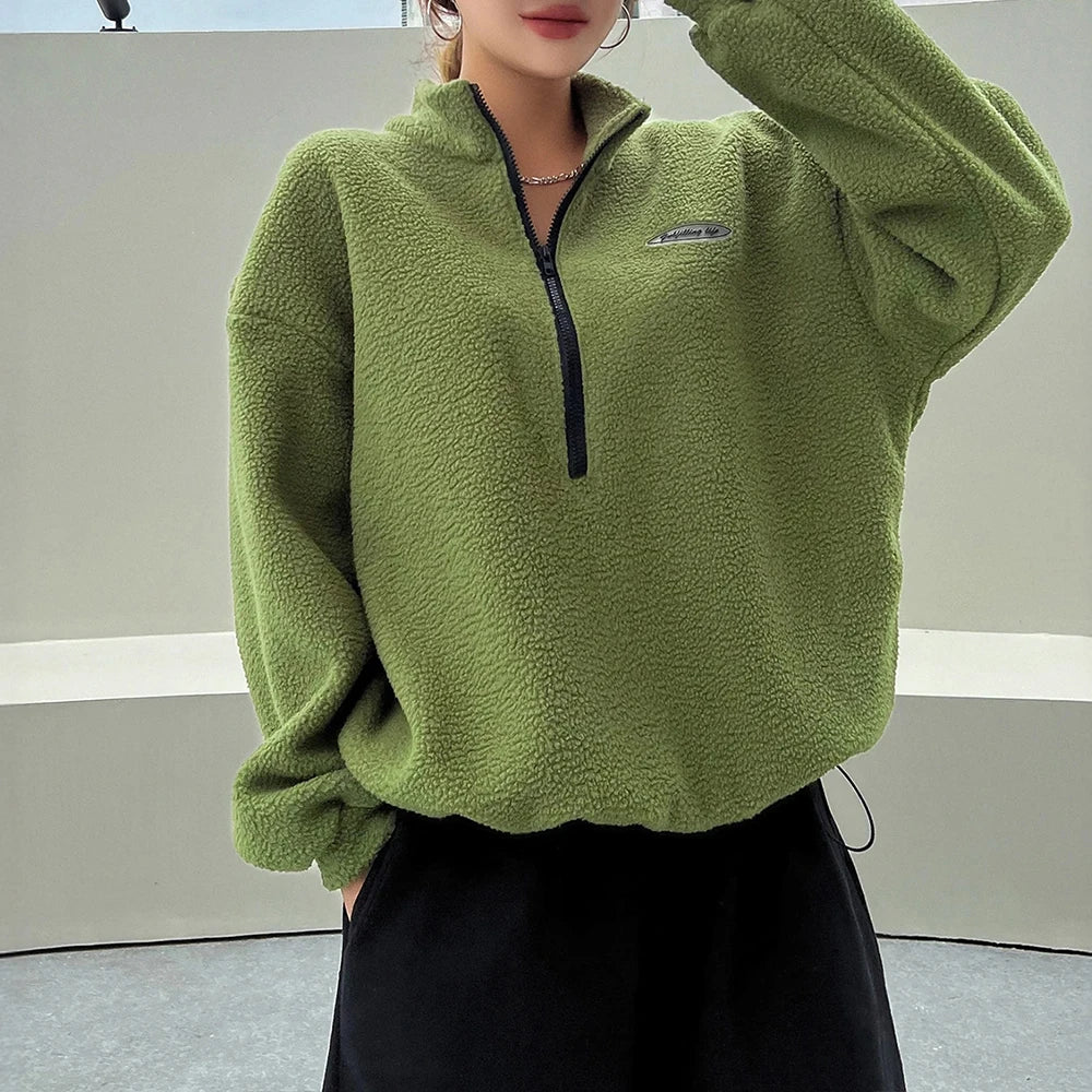 Aura | Women’s Quarter-Zip Pullover Sweater