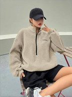 Aura | Women’s Quarter-Zip Pullover Sweater