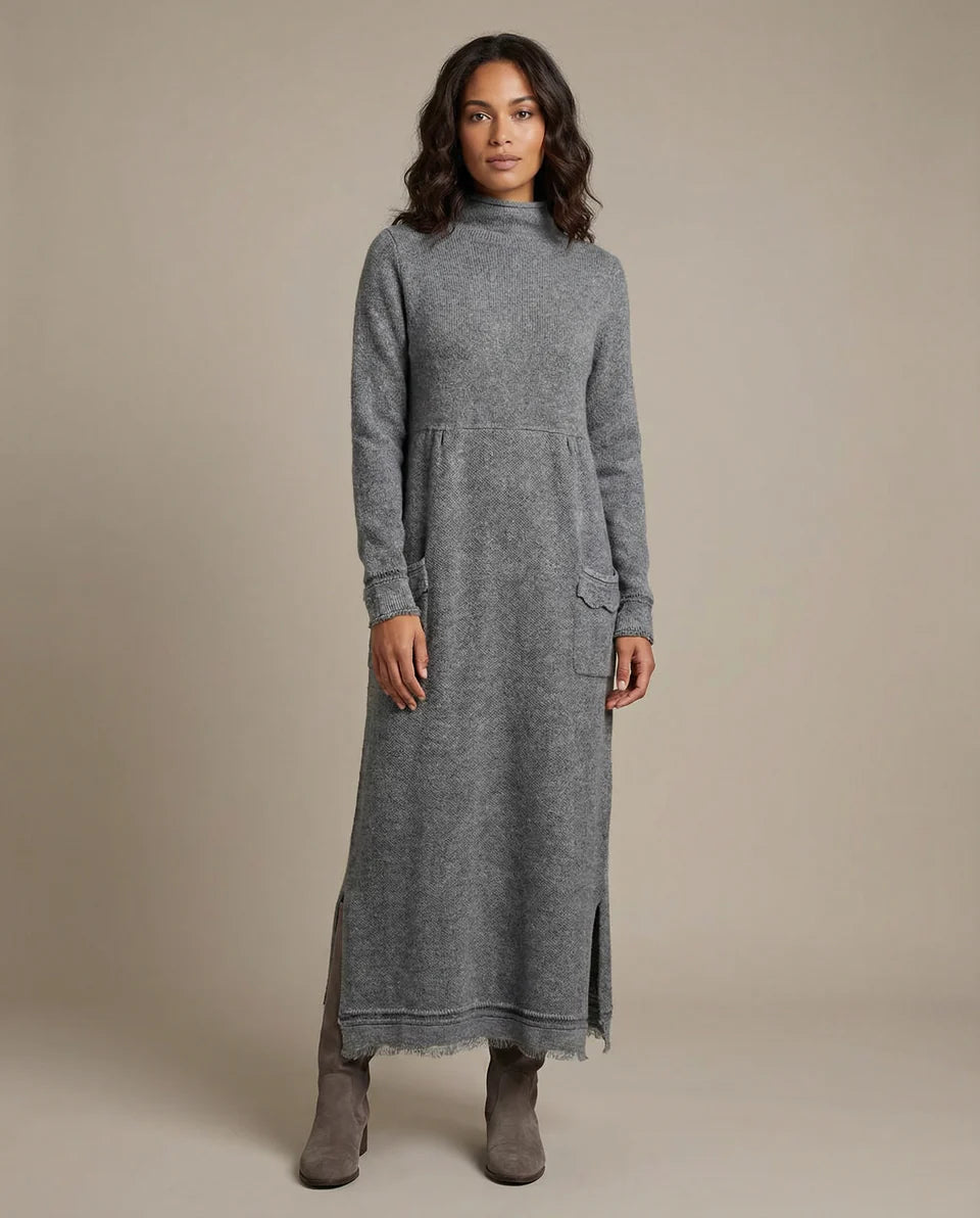 Eve | Women’s Cozy Cowl Neck Maxi Sweater Dress