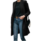 Valessia | Women’s Wool Blend Double Breasted Long Coat