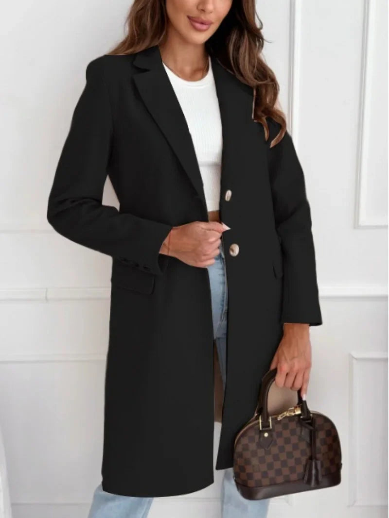 Sorelline | Women’s Longline Button Front Trench Coat